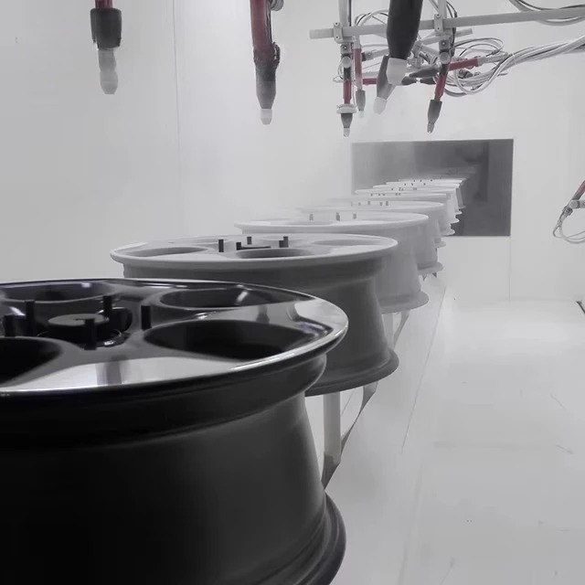 Attractivechina Wheel Hub Spraying Painting Line Auto Parts Painting Line Automatic Car Painting Line